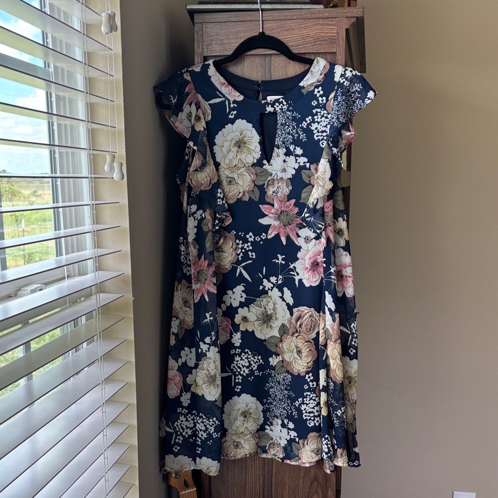 Sienna Sky Navy Floral Dress